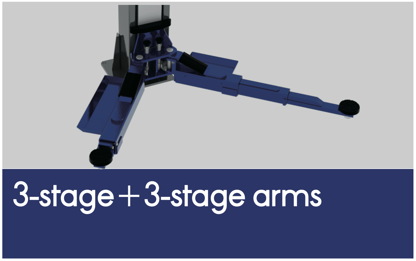 PLH-245DH 2 Post 4.5 Ton Clear Floor Car Hoist - Image 2
