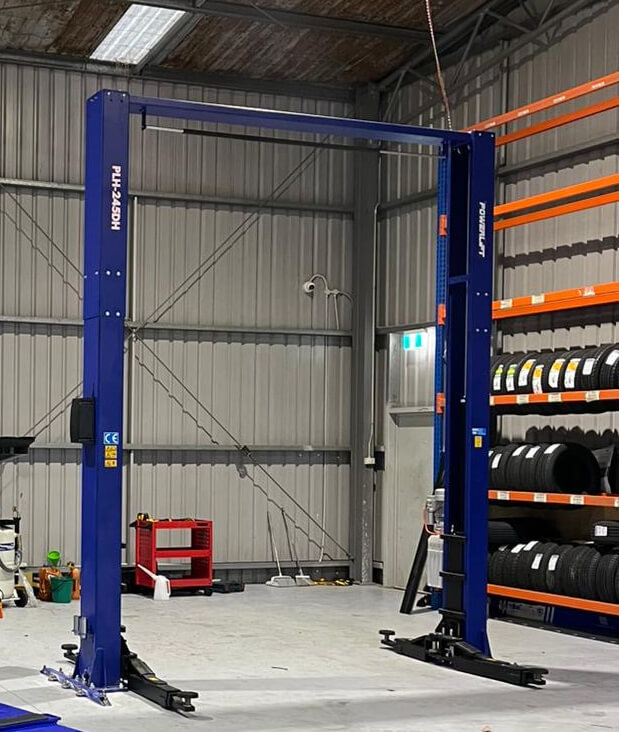 PLH-245DH 2 Post 4.5 Ton Clear Floor Car Hoist - Image 7